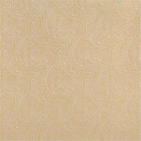 Designer Fabrics 54 in. Wide Gold- Traditional Paisley Jacquard Woven Upholstery Fabric B635